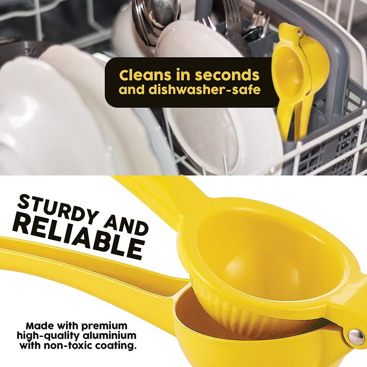 Premium Quality Metal Lemon Squeezer Handheld Juicer Presser Citrus Juice Lime - Homeware Discounts