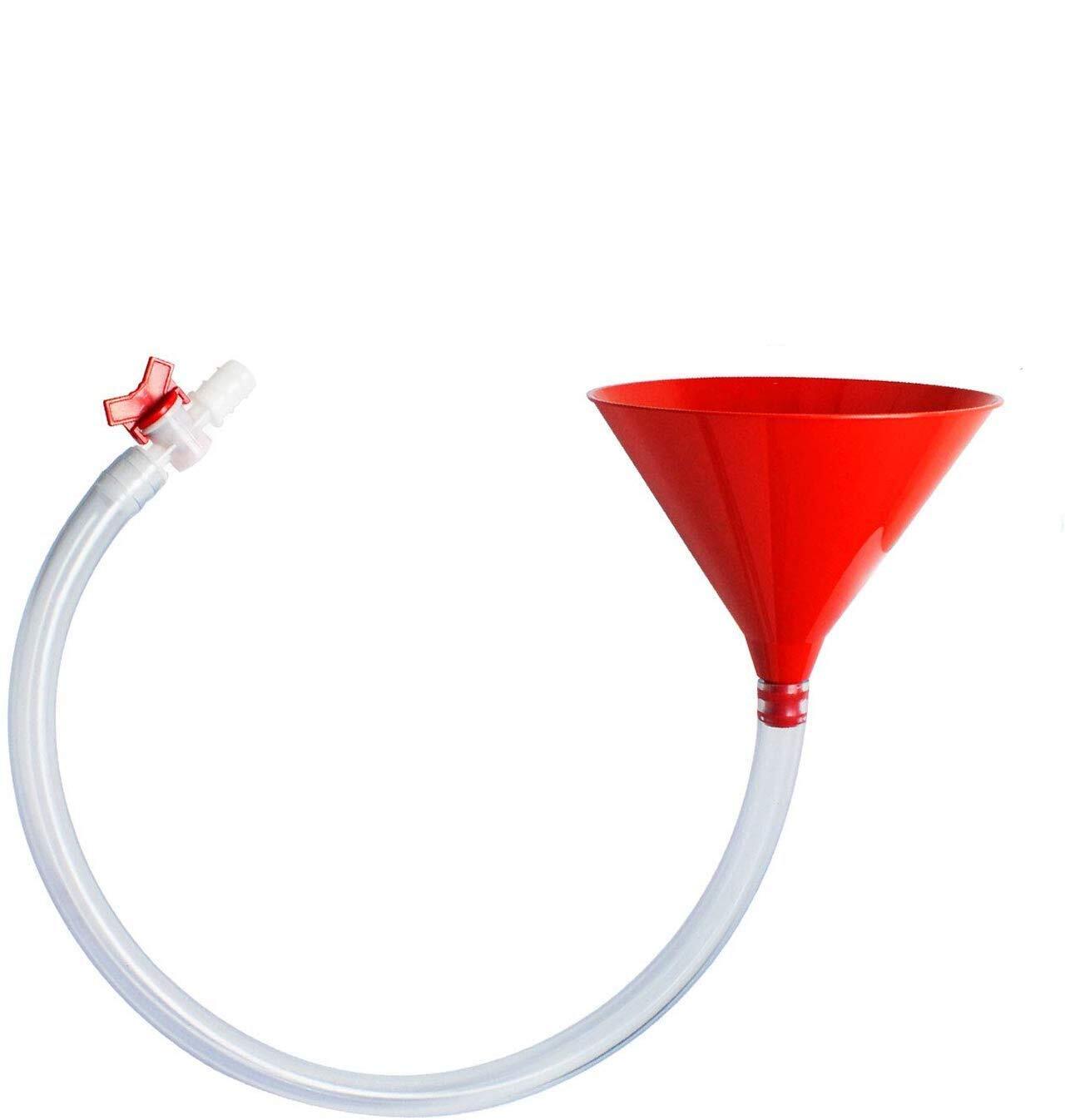 Large Beer Bong Funnel Chug Party Drinking Game Scull Tap Stubby - Homeware Discounts