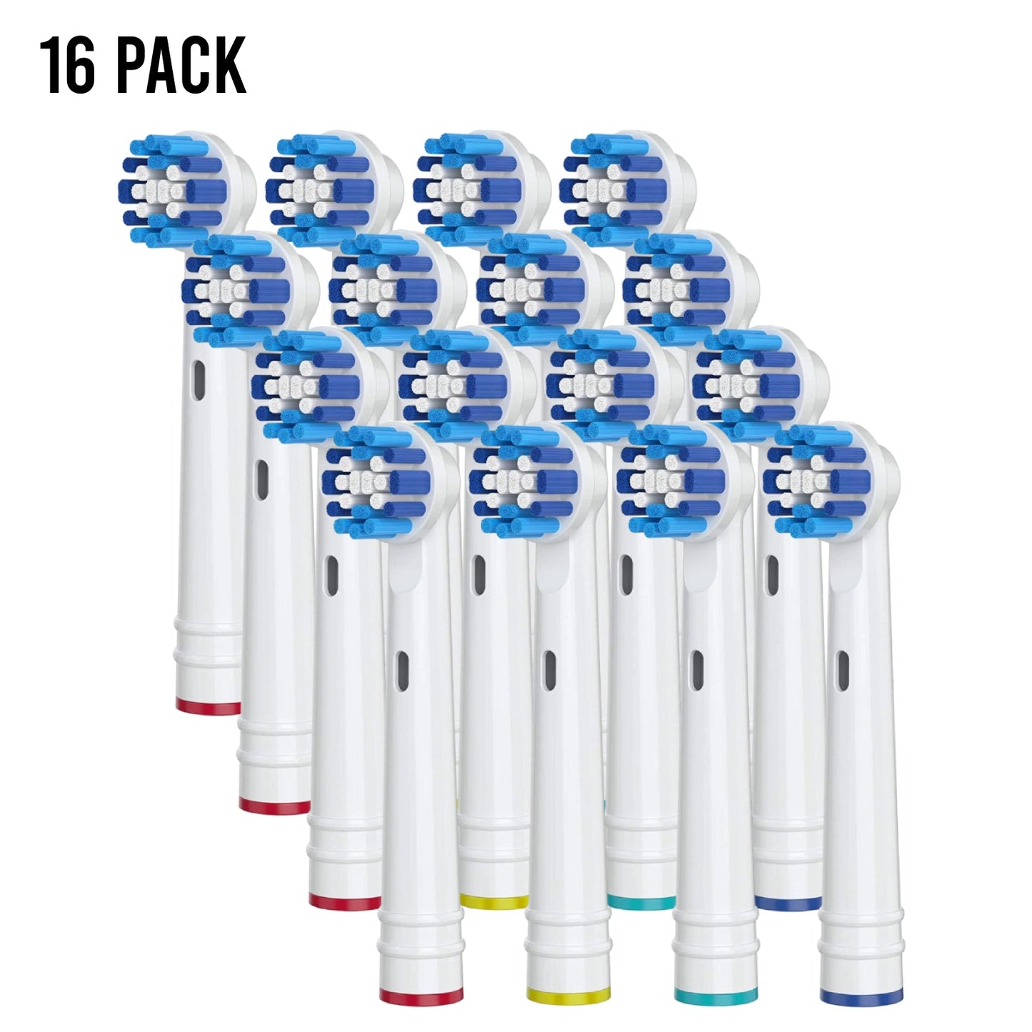 4/8/12/16/20/24 Replacement Toothbrush Heads 4 Pack for Oral B Electric Toothbrushes Precision Clean Oralb Braun Pro 1000 Sonic Clean Soft Sensitive Precision - Homeware Discounts