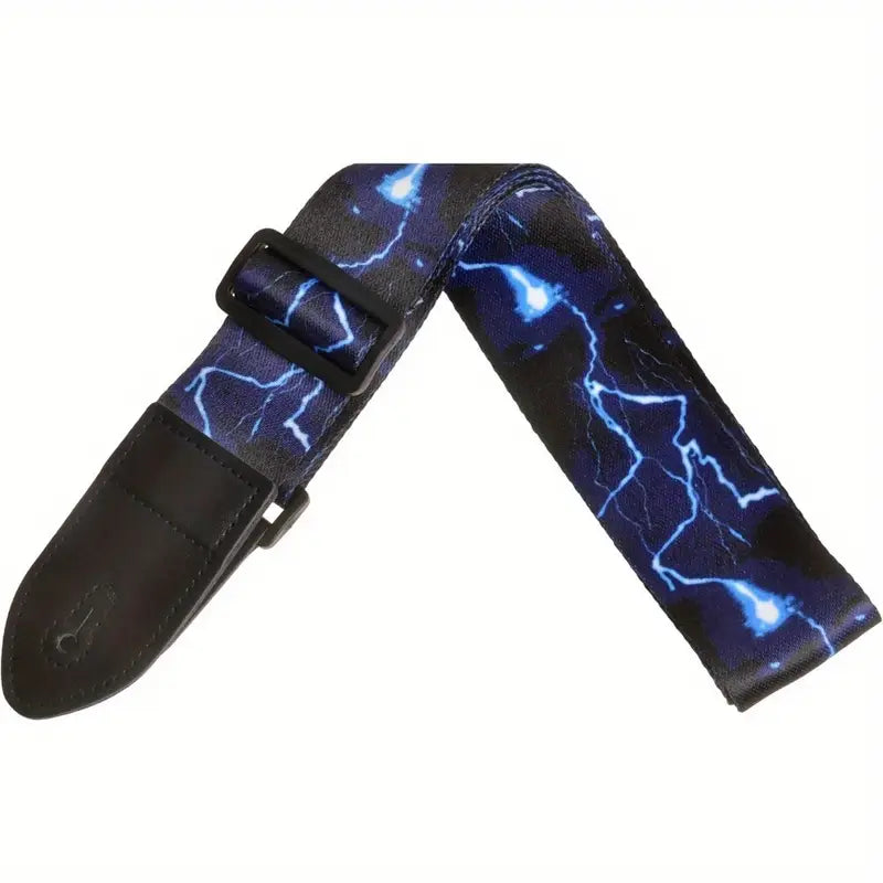 Lighting Guitar Strap Fire Quality Adjustable Nylon Belt Acoustic Electric Bass - Homeware Discounts