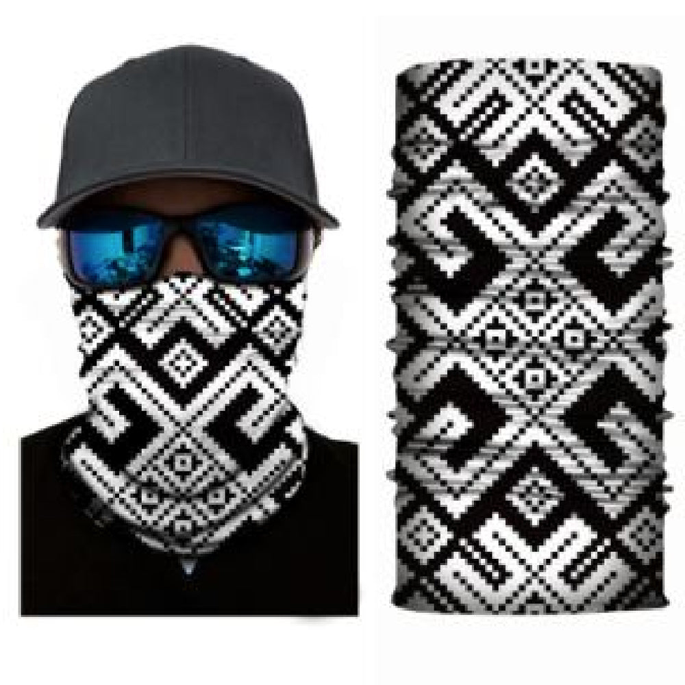 Face Tube Bandana Headwear Headband Fishing Biker Riding Breathable - Homeware Discounts