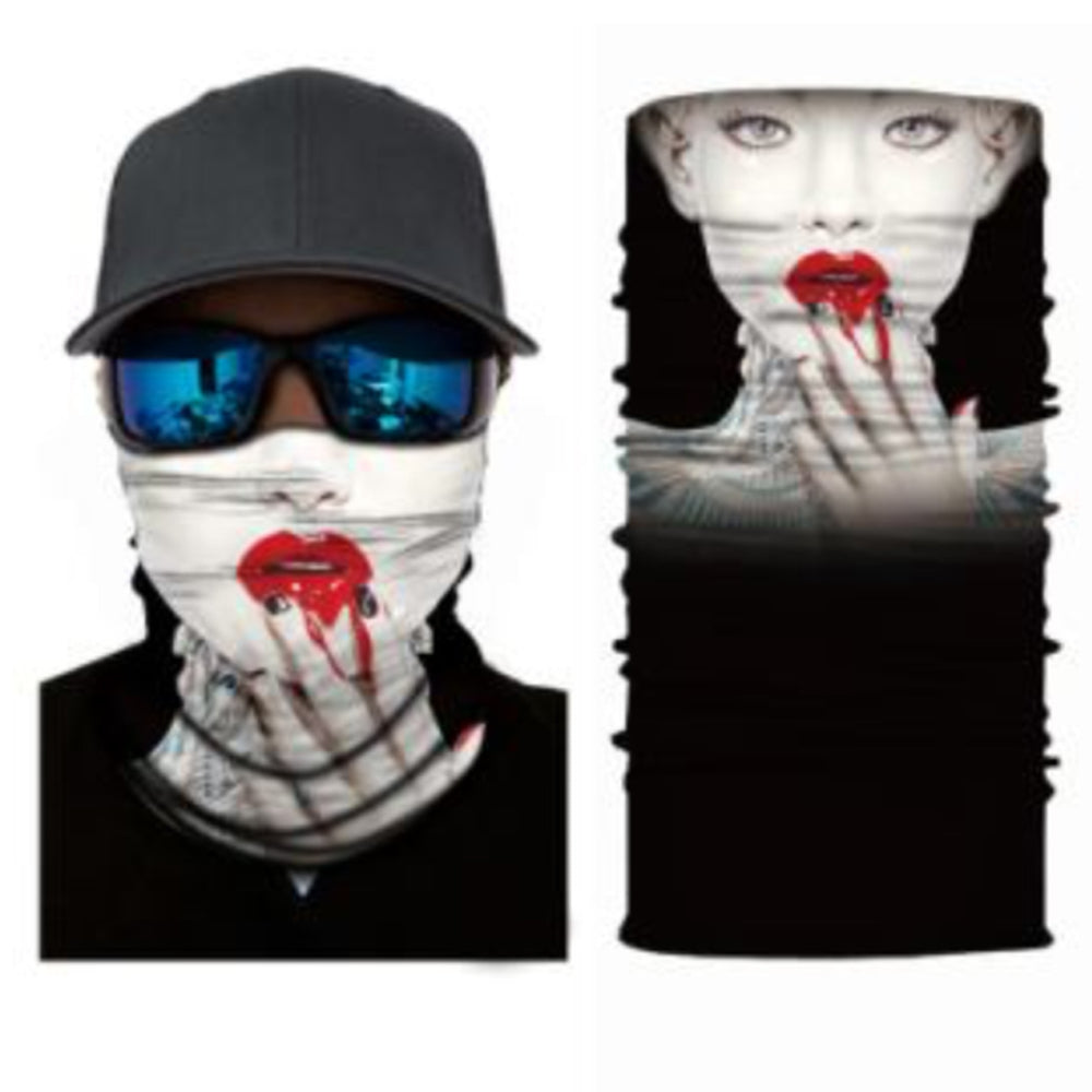 Face Tube Bandana Headwear Headband Fishing Biker Riding Breathable - Homeware Discounts