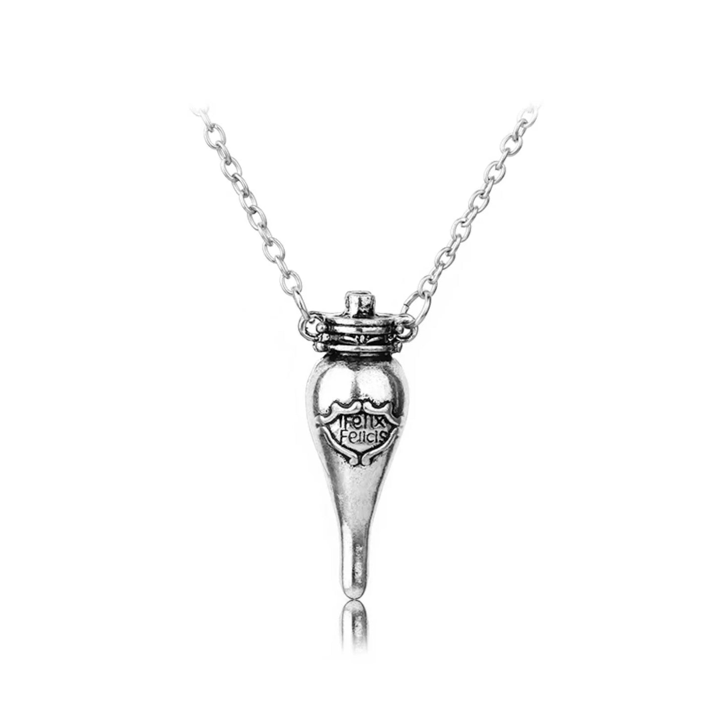 Harry Potter Magic Felix Felicis Potion Liquid Luck Vial Bottle Pendant Necklace - Homeware Discounts