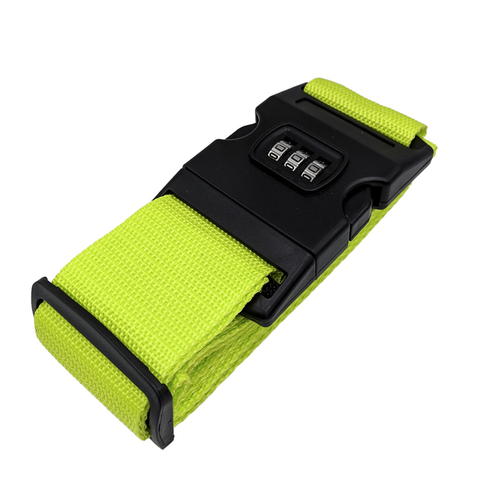 Password Number Digit Luggage Strap Travel Suitcase Secure Lock Safe Nylon Packing Belt Buckle Safe Nylon Packing Belt Adjustable Nylon Packing Belt Durable Suitcase Security - Homeware Discounts