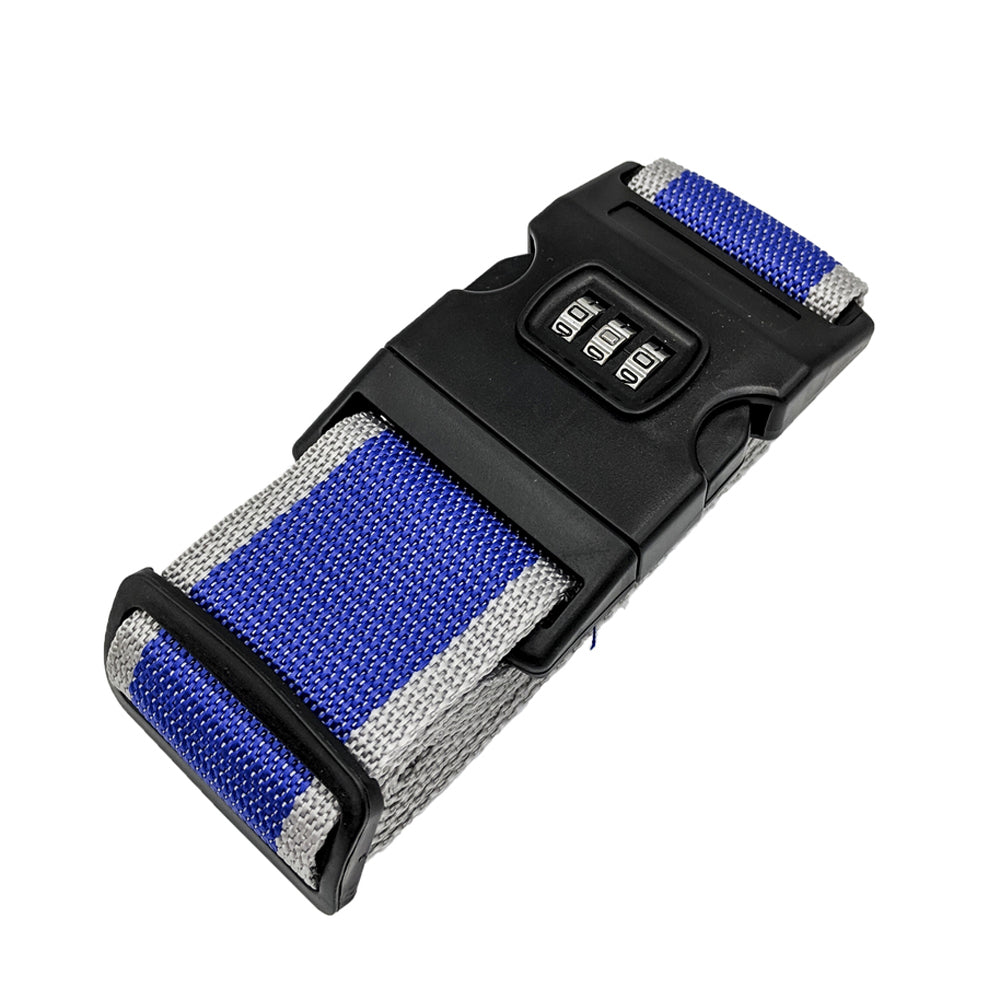 Password Number Digit Luggage Strap Travel Suitcase Secure Lock Safe Nylon Packing Belt Buckle Safe Nylon Packing Belt Adjustable Nylon Packing Belt Durable Suitcase Security - Homeware Discounts