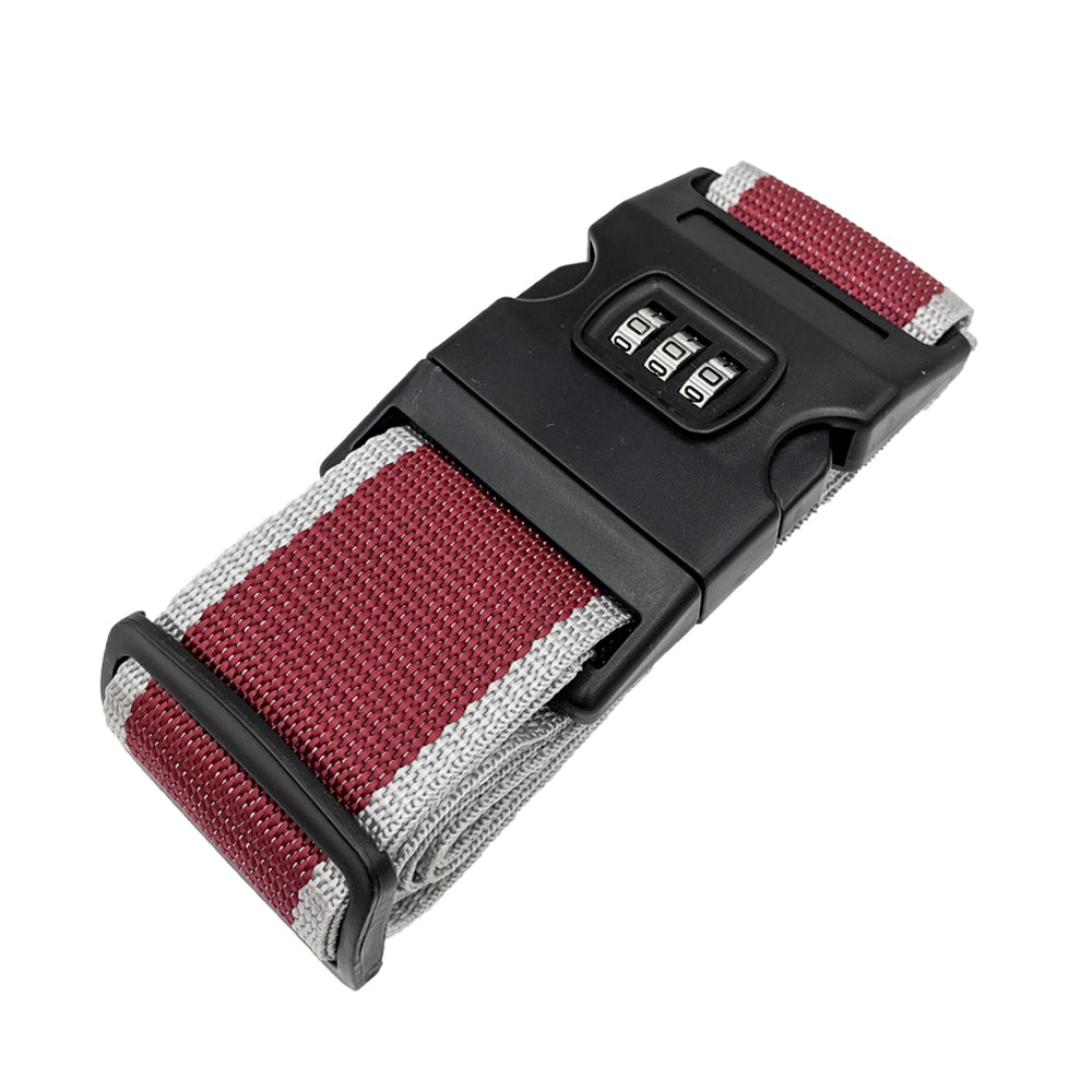 Password Number Digit Luggage Strap Travel Suitcase Secure Lock Safe Nylon Packing Belt Buckle Safe Nylon Packing Belt Adjustable Nylon Packing Belt Durable Suitcase Security - Homeware Discounts
