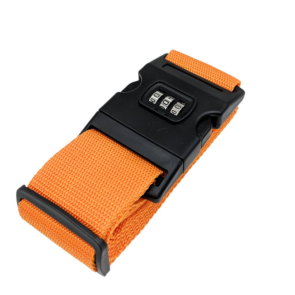 Password Number Digit Luggage Strap Travel Suitcase Secure Lock Safe Nylon Packing Belt Buckle Safe Nylon Packing Belt Adjustable Nylon Packing Belt Durable Suitcase Security - Homeware Discounts