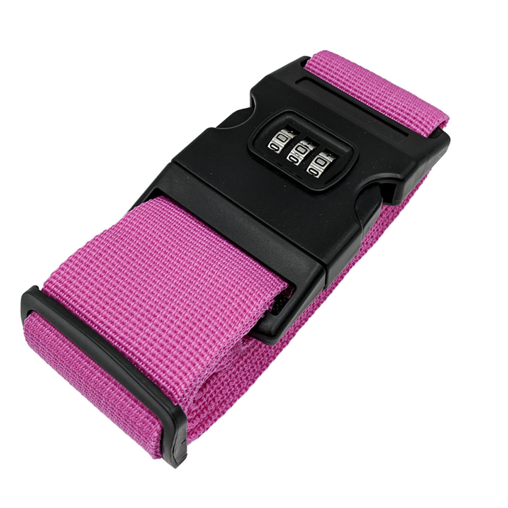 Password Number Digit Luggage Strap Travel Suitcase Secure Lock Safe Nylon Packing Belt Buckle Safe Nylon Packing Belt Adjustable Nylon Packing Belt Durable Suitcase Security - Homeware Discounts