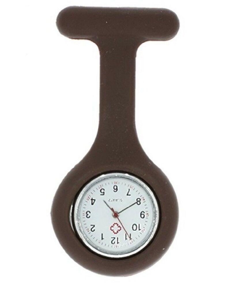 Silicone Nurse Watch Brooch Tunic Fob Nursing Nurses Pendant Pocket - Homeware Discounts