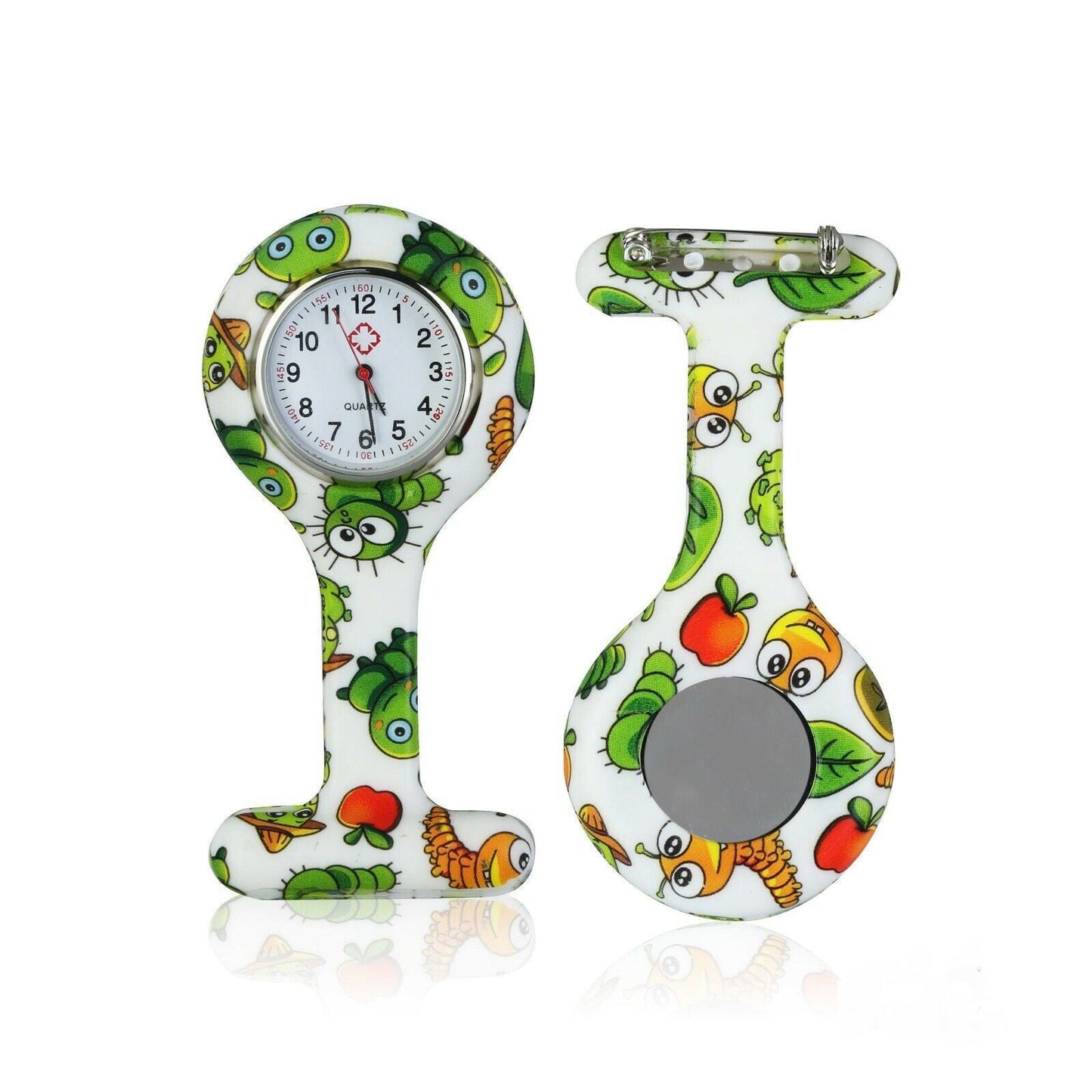 Silicone Nurse Watch Brooch Tunic Fob Nursing Nurses Pendant Pocket - Homeware Discounts