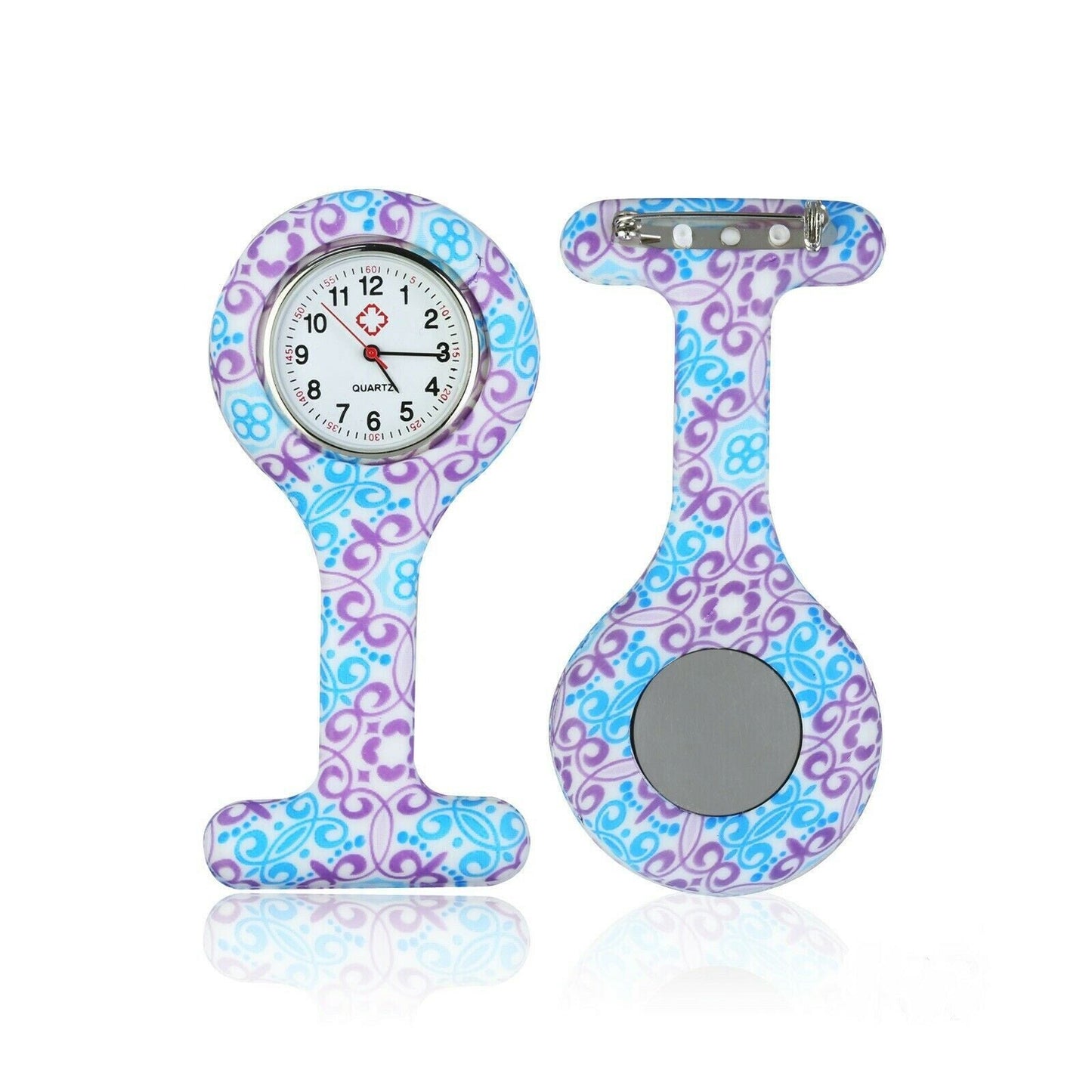 Silicone Nurse Watch Brooch Tunic Fob Nursing Nurses Pendant Pocket - Homeware Discounts