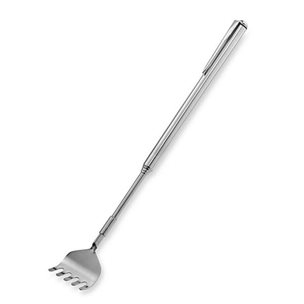 Extendable Telescopic Back Scratcher Metal Hand Claw Massager Tool with Pocket Clip - Homeware Discounts