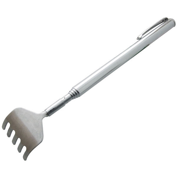 Extendable Telescopic Back Scratcher Metal Hand Claw Massager Tool with Pocket Clip - Homeware Discounts