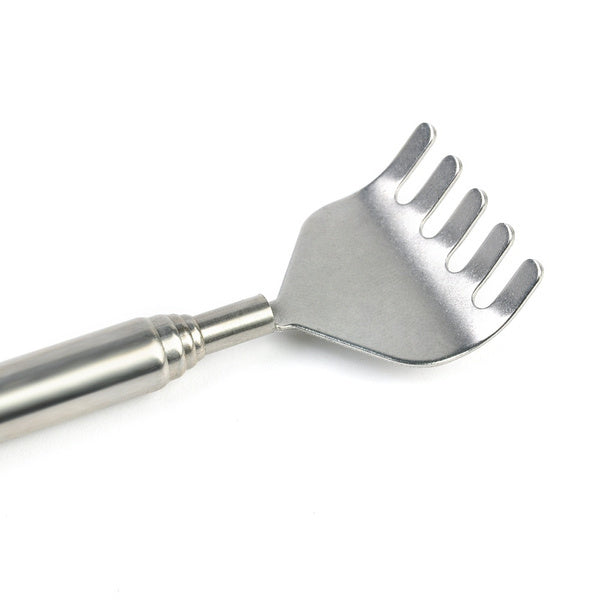 Extendable Telescopic Back Scratcher Metal Hand Claw Massager Tool with Pocket Clip - Homeware Discounts