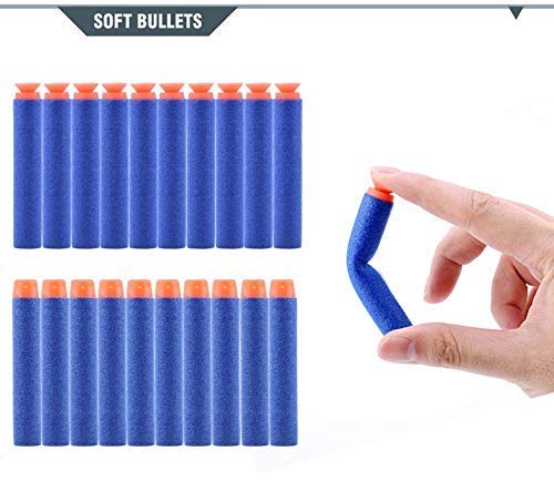 Blaze Storm Foam Bullet Blaster Manual Toy Gun Dual Gun Set 20 Safe Soft Foam Bullets - Homeware Discounts
