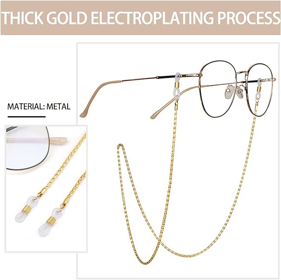 Eyeglass Chain Eyeglasses Lanyards Straps Eye Glasses String Holder Chain Glasses Holders Necklace - Homeware Discounts