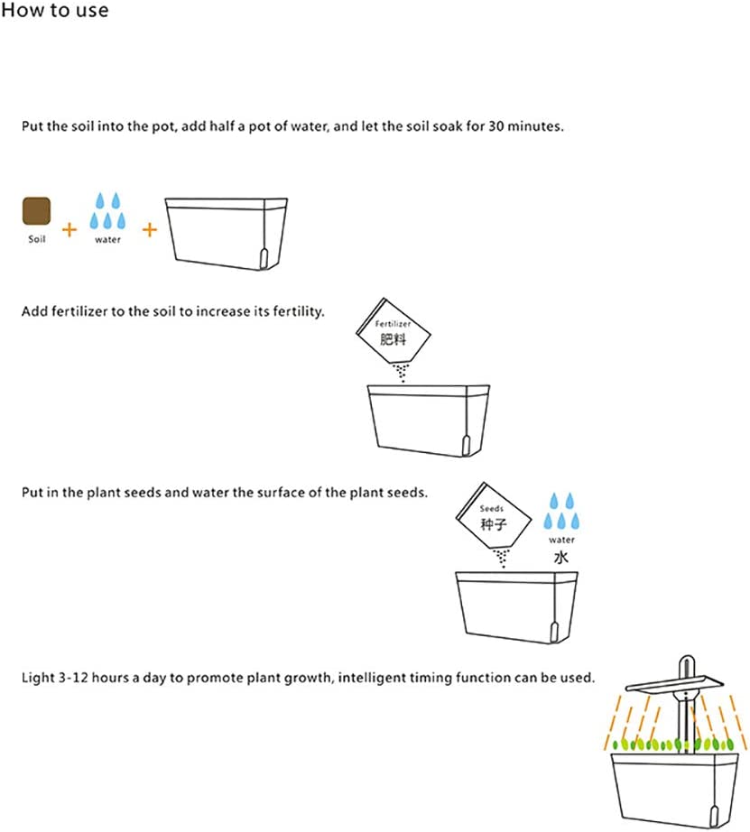 Hydroponics Plant Growing System 76PCS LED Full Spectrum Grow Lighting Table Plant Growing Indoor Lighting Portable LED Plant Grow Light