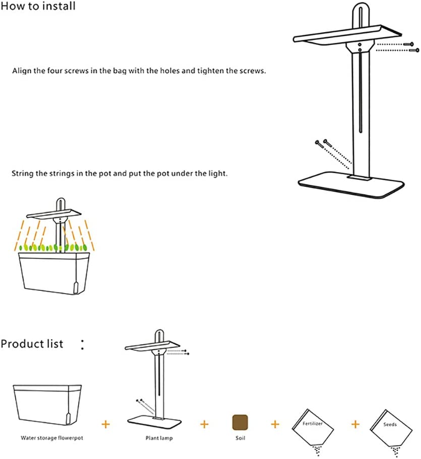 Hydroponics Plant Growing System 76PCS LED Full Spectrum Grow Lighting Table Plant Growing Indoor Lighting Portable LED Plant Grow Light