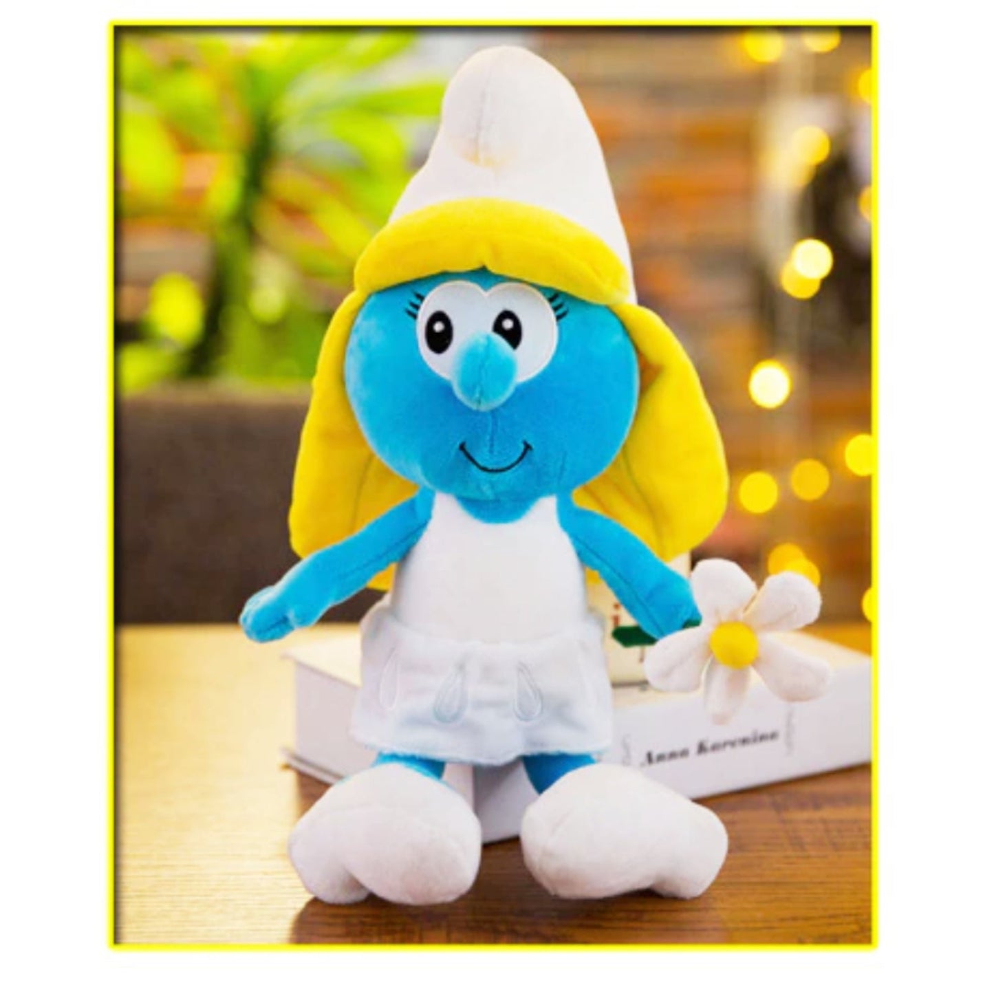 55CM Smurf Plush Soft Toy Kids Toys Smurfette Plush - Homeware Discounts