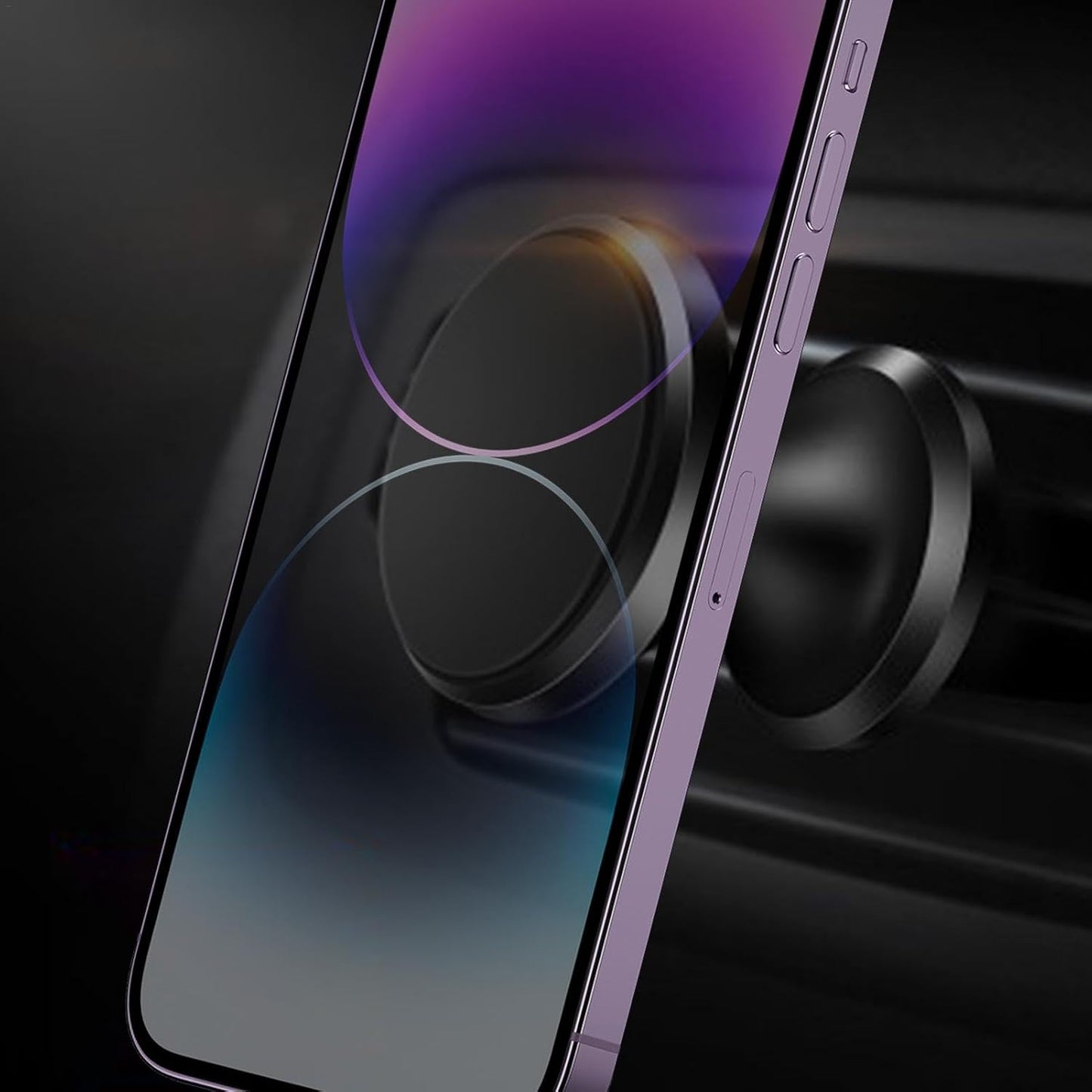 360 Degree Adjustable Magnetic Car Mount Universal Stick On Mount Dashboard Magnetic Phone Holder for Car Cell Phones