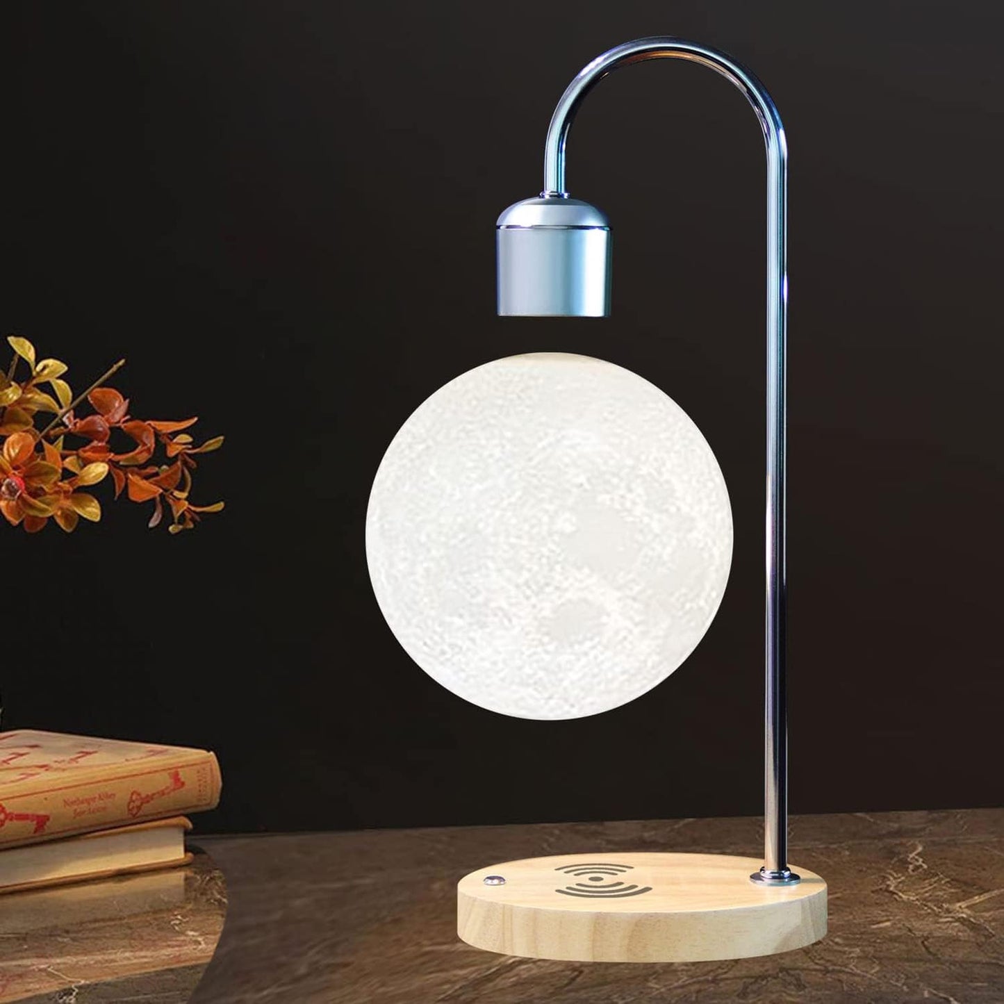 Magnetic Levitating Moon Lamp Zero Gravity Floating Light - Homeware Discounts