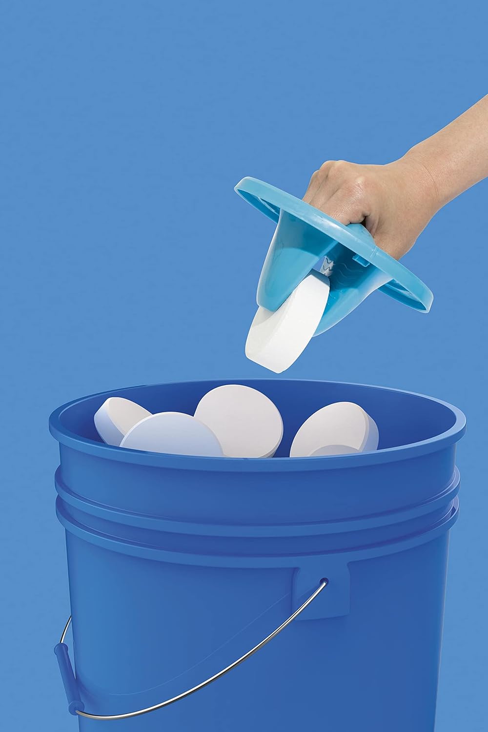 Bestway Flowclear Floating Pool Chemical Dispenser with ChemGuard Glove