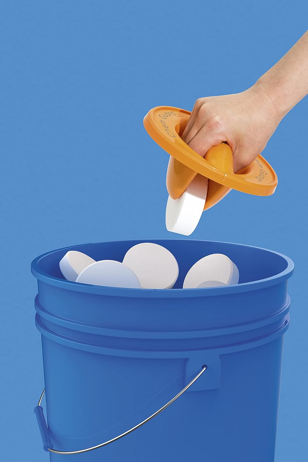 Bestway Flowclear Floating Pool Chemical Dispenser with ChemGuard Glove