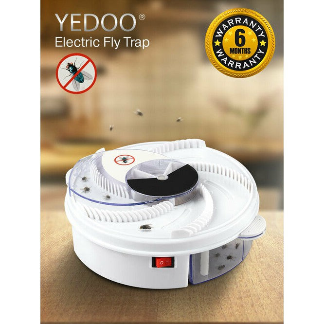 Automatic Flycatcher Electric Flytrap Insect Killer Rotating Electric Indoor Fly Trap