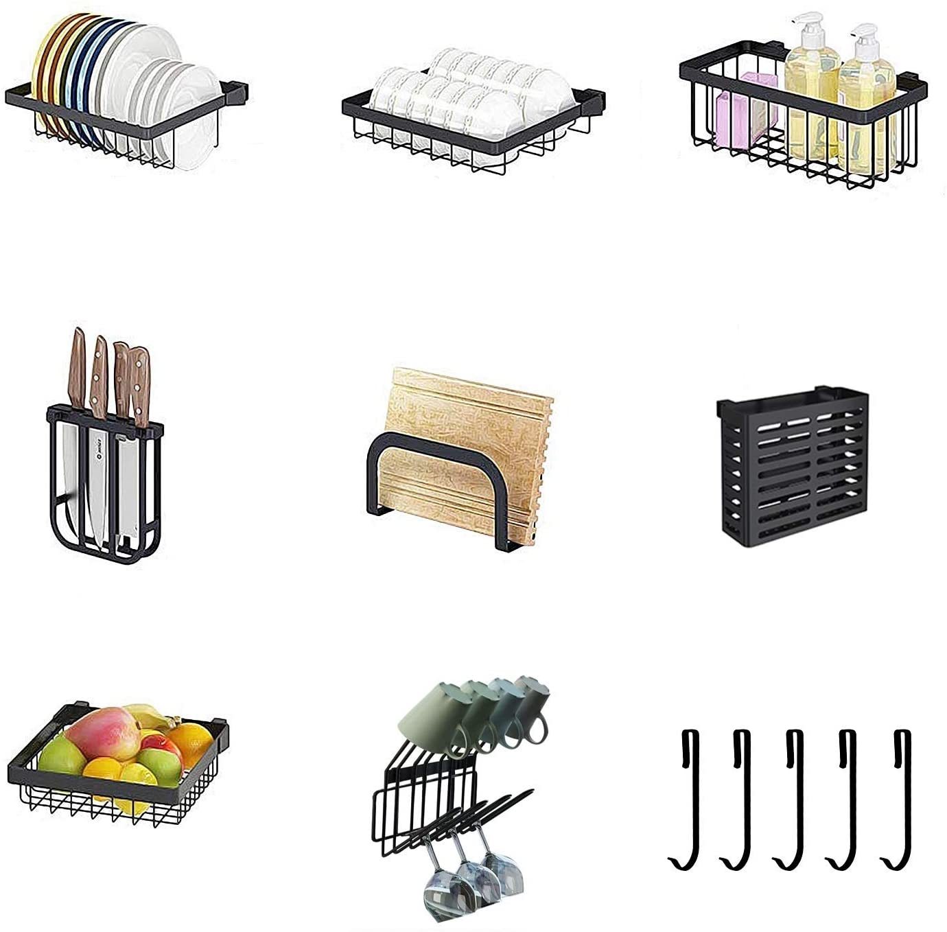 Dish Rack Over The Sink 86.5CM Stainless Steel Kitchen Multipurpose Utensils Holder - Homeware Discounts
