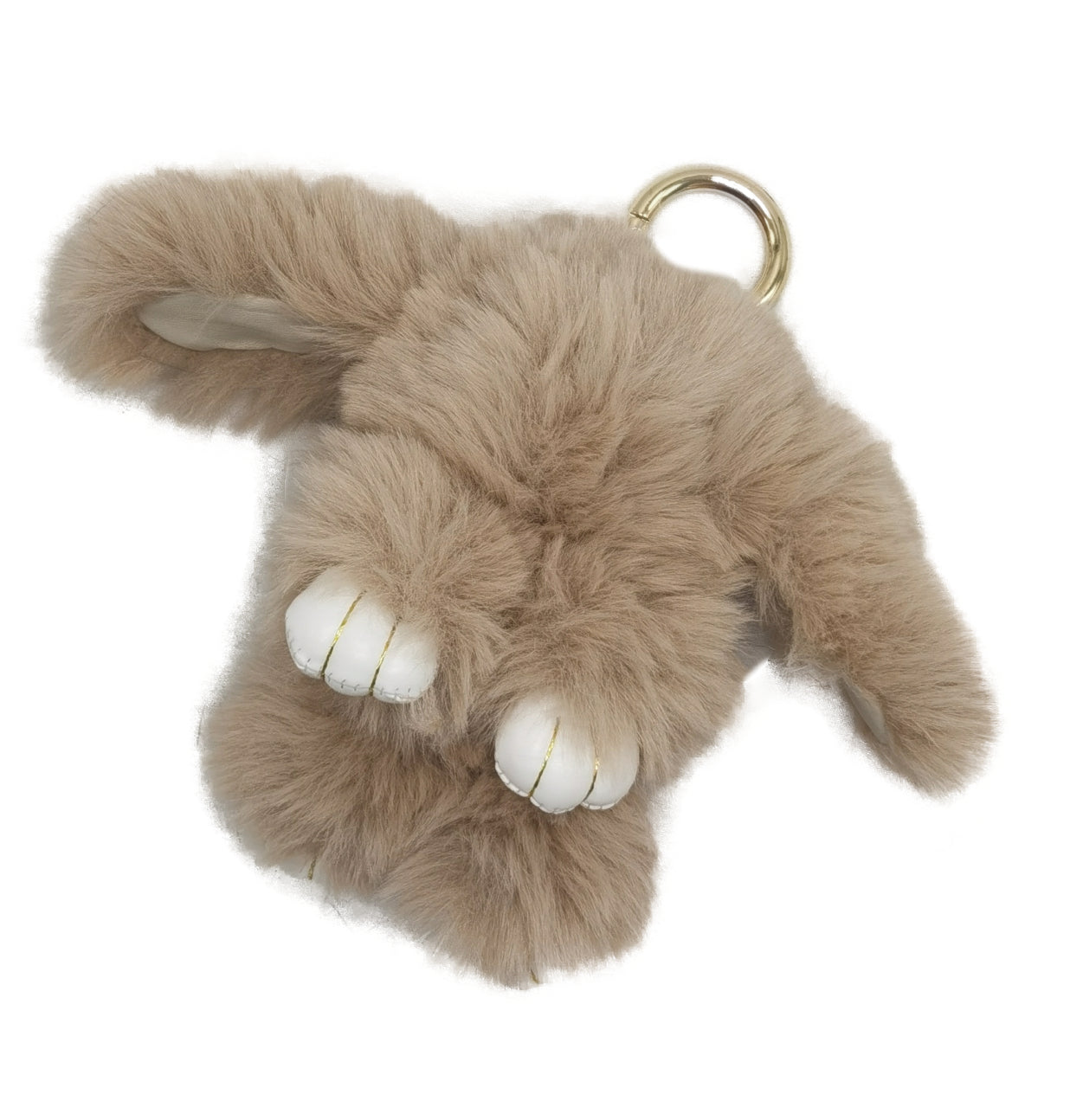 15CM Rabbit Bunny Plush Keychain Keyring Bag Accessory Faux Fur - Homeware Discounts