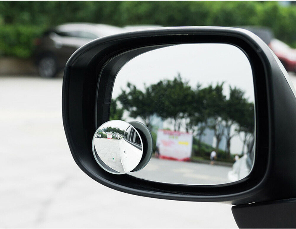 Blind Spot Mirror Set Round HD Convex Rear Side View Mirror 360° Rotatable Blind Spot Auxiliary Rearview Mirror - Homeware Discounts