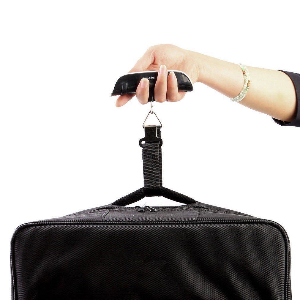 Luggage Scale Suitcase Travel Portable Electronic Weight LCD Digital 110 lbs/50kg Portable Baggage - Homeware Discounts