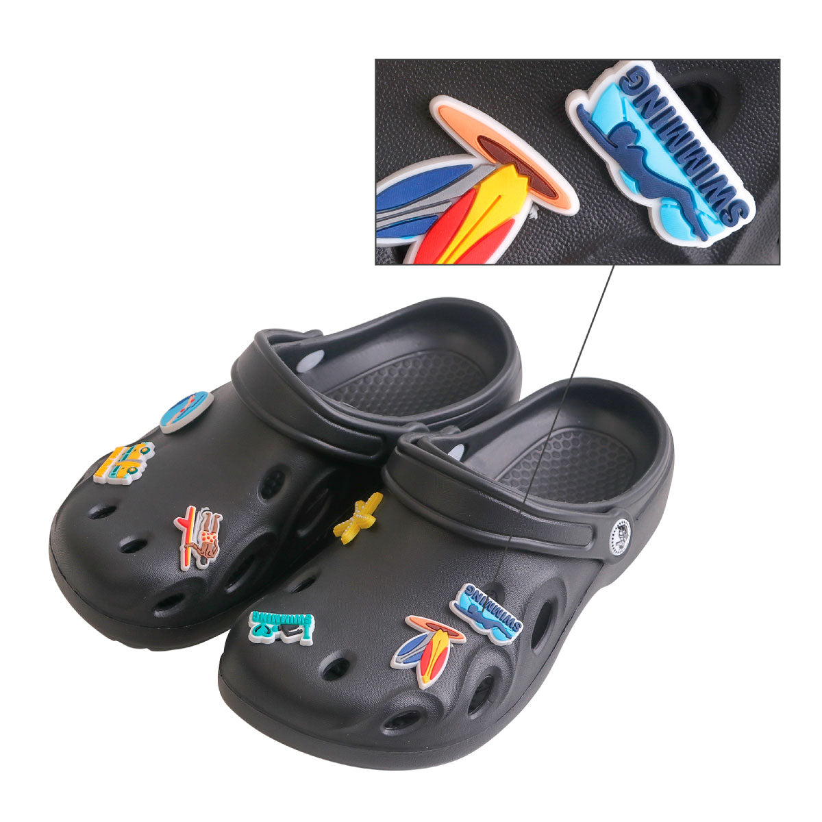 Mixed 100Pcs Random Cartoon Cute PVC Shoes Charms Decor For Croc Clogs