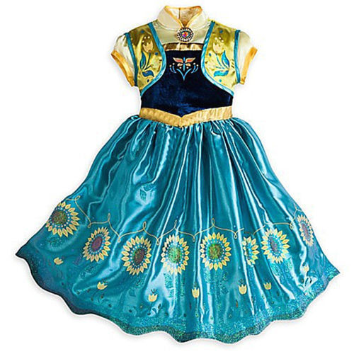 Frozen Dress up Girls Frozen Elsa Anna Costume Party Dress kids dressup - Homeware Discounts