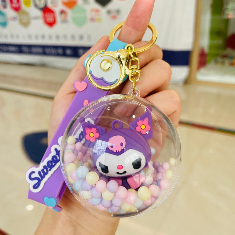 Sanrio Hello Kitty Kuromi Cinnamoroll My Melody Keyring Key Chain Kids - Homeware Discounts