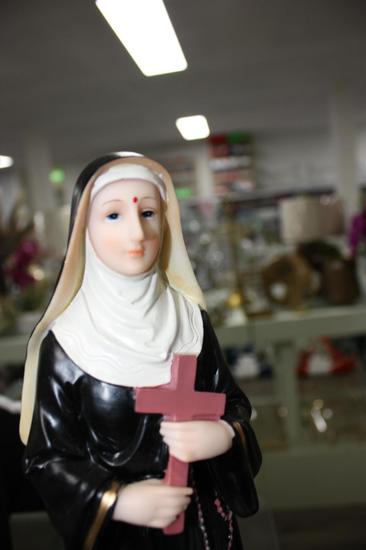 Religious suggestions Resin Statue of Saint Rita Cascia 12" Nativity Figure Christmas Decoration 30.5cm