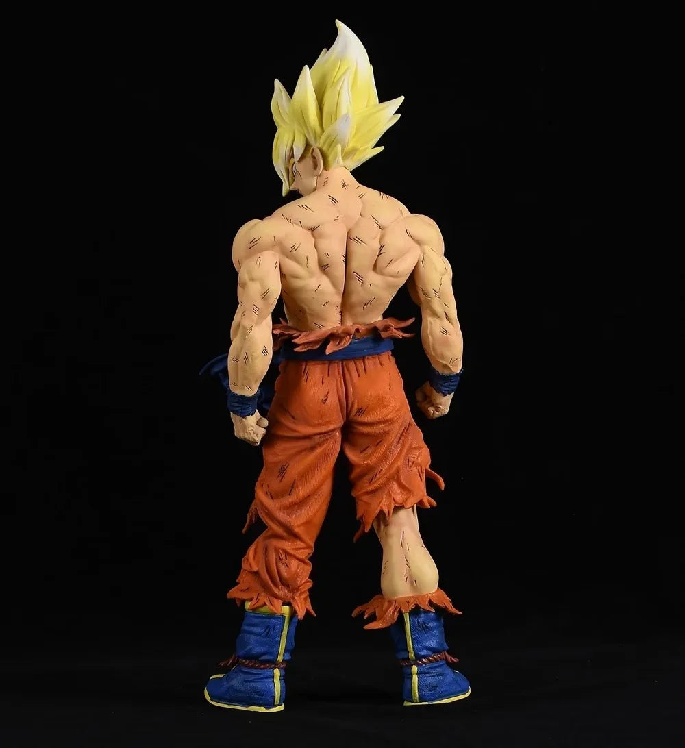 45cm Large Dragon Ball Z Super Saiyan Goku Majin Vegeta Frieza Sega Action Figure PVC