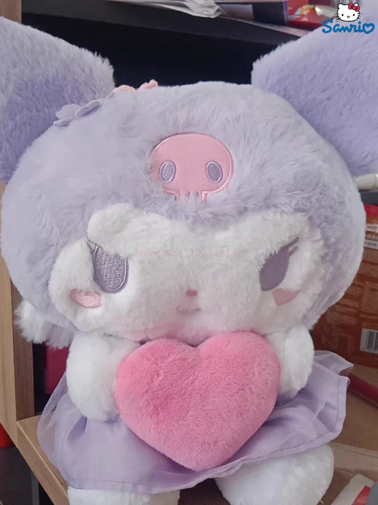 35cm Sanrio Kuromi Plushie Angel Wings Hold Love plush toy