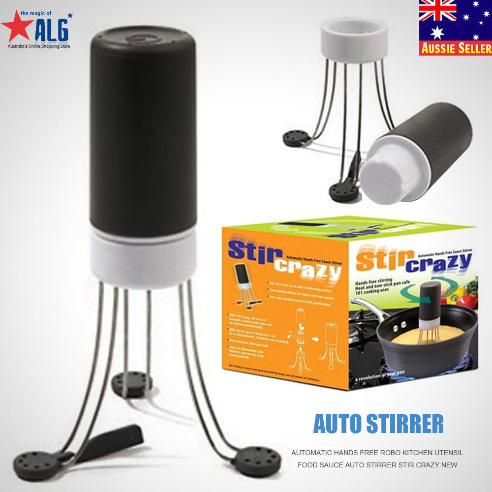 Stir Crazy Automatic Hands Free Sauce Stirrer Electric Blender Automatic Stirrer - Homeware Discounts