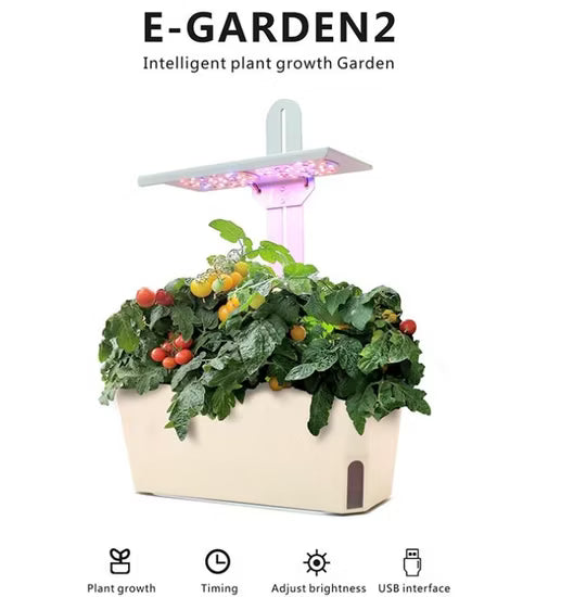Hydroponics Plant Growing System 76PCS LED Full Spectrum Grow Lighting Table Plant Growing Indoor Lighting Portable LED Plant Grow Light