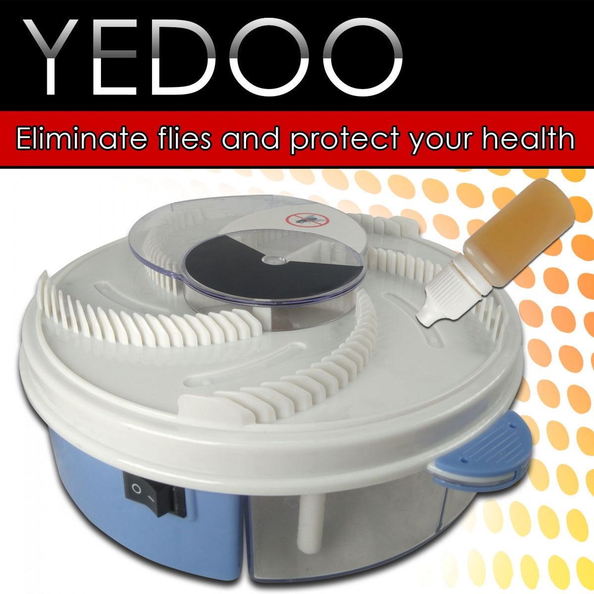 Automatic Flycatcher Electric Flytrap Insect Killer Rotating Electric Indoor Fly Trap