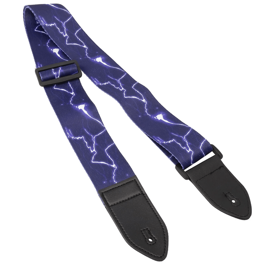 Lighting Guitar Strap Fire Quality Adjustable Nylon Belt Acoustic Electric Bass - Homeware Discounts