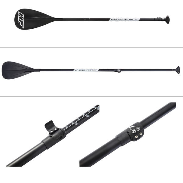 Bestway 2.17m Long Hydro-Force Hydro-Force Fiberglass Adjustable Paddle Oar Canoe Paddle for Inflatable Kayak Rubber Boat