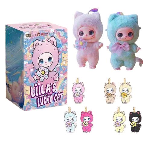 Liila Lucky Cat V1 Vinyl Plush Pendant Blind Box - My Store