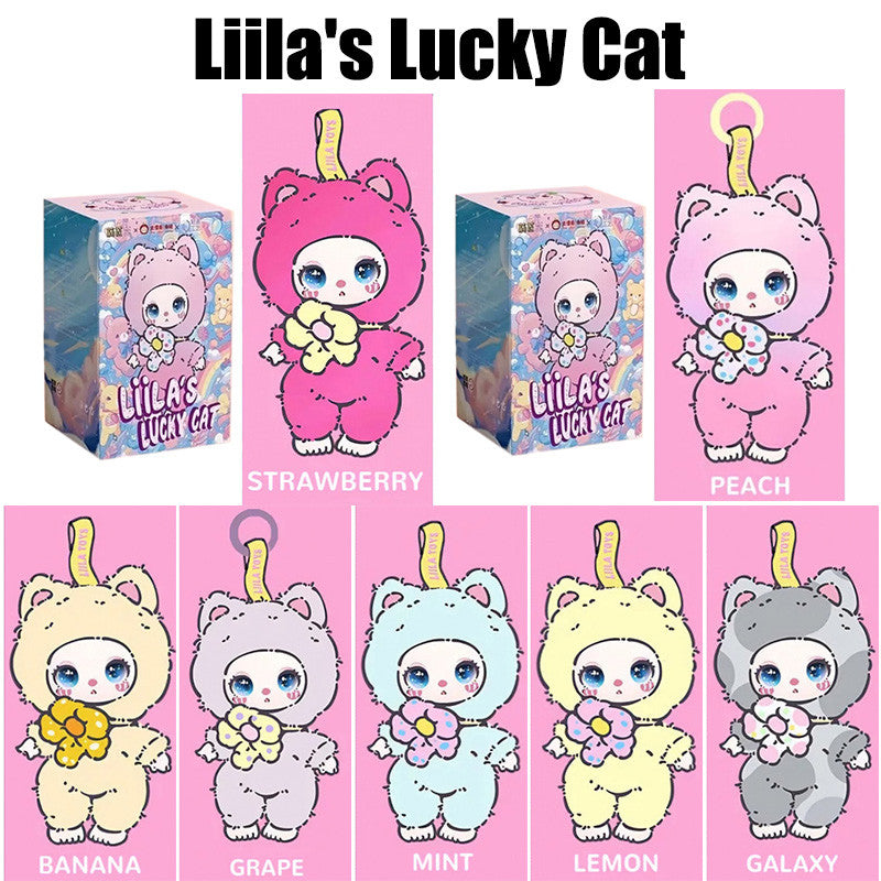 Liila Lucky Cat V1 Vinyl Plush Pendant Blind Box - My Store