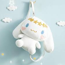 30cm Cinnamoroll Plush Backpack Kawaii Plush Messenger Bag Birthday Gift For Kids Girls