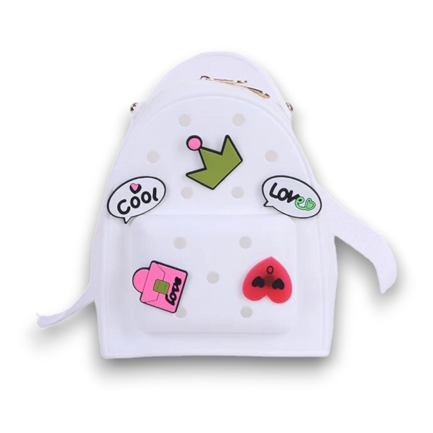 Waterproof Mini Silicone Croc shoe Charms Backpack bag - Homeware Discounts