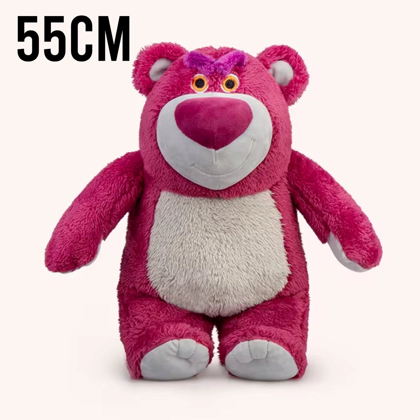 35/55/75cm Lotso Toy Story Plush Bear Strawberry Scented Smell Soft Toy - Homeware Discounts