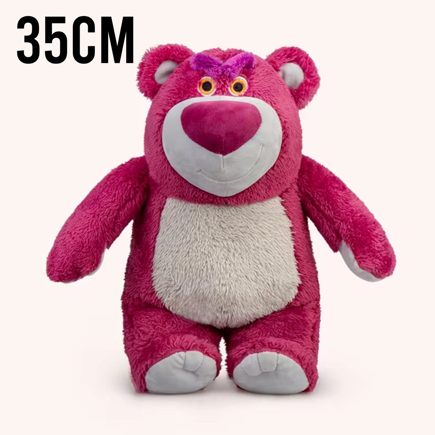 35/55/75cm Lotso Toy Story Plush Bear Strawberry Scented Smell Soft Toy - Homeware Discounts