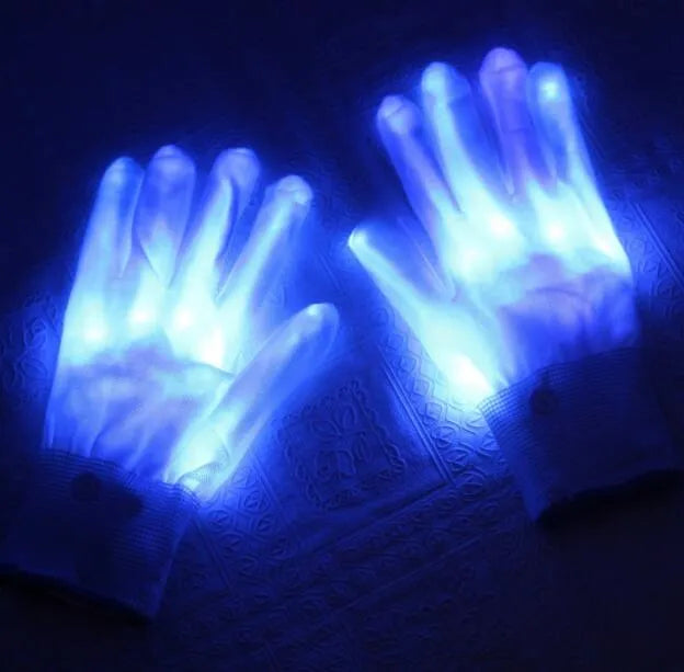 Flashing Light up Gloves Led Gloves Night Rave Glove - Homeware Discounts